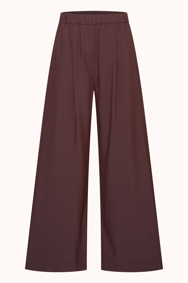 Celin tan stripe pants - Tanning stripe