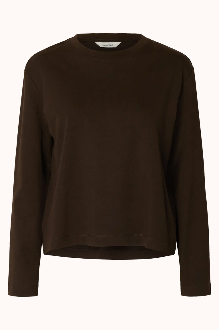 SLWESSENTIAL LS BOXY TEE