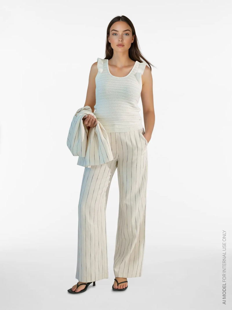 VIDANCINA HW TAILORED PANT