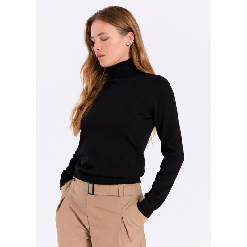 Lena roll neck - Zwart