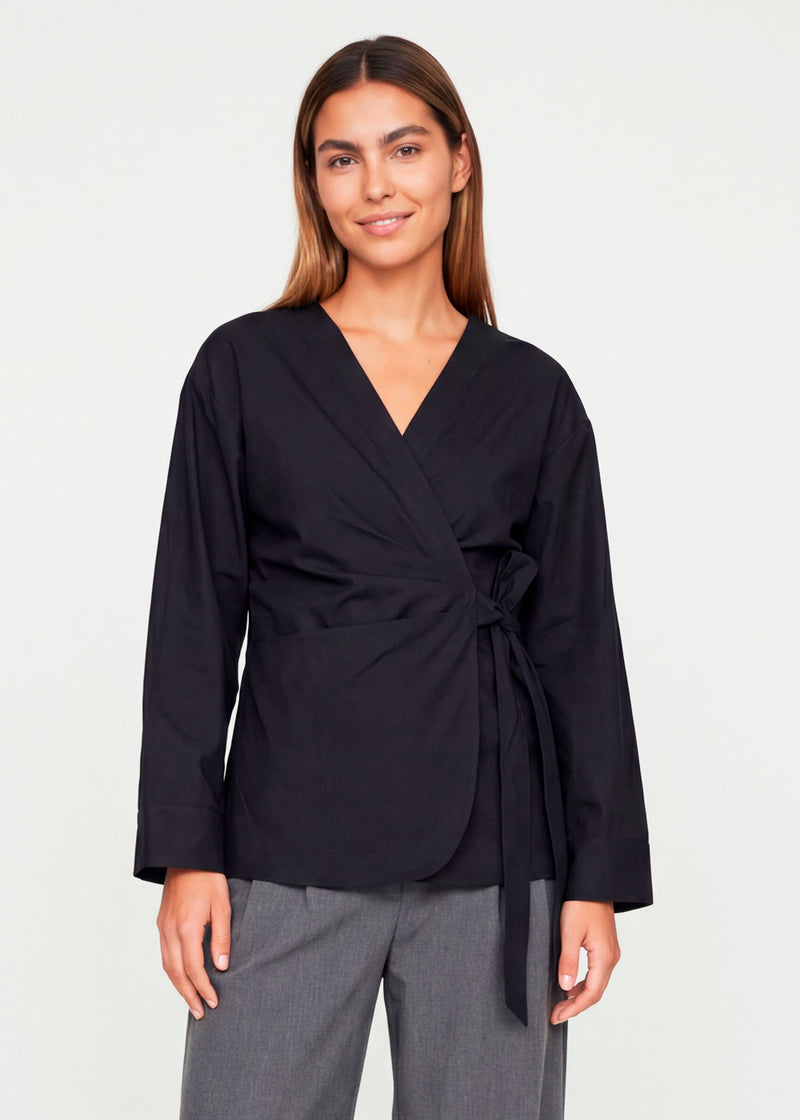 Fraser LS top - Zwart