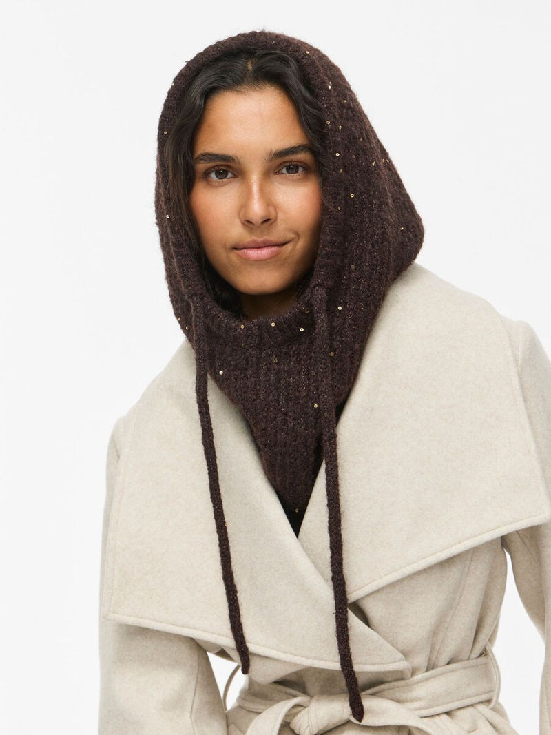 VIKENZIA SEQUIN KNITTED BALACLAVA