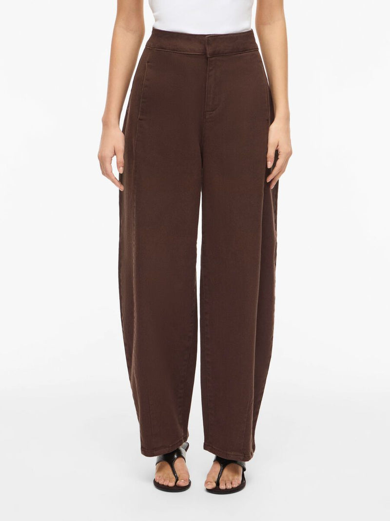 VICHIA HIGH-WAIST BARREL JEANS