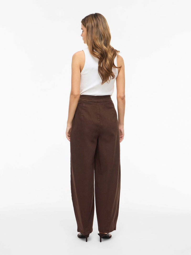 VICHIA HIGH-WAIST BARREL JEANS