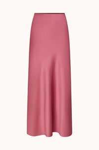 Vicky Sateen Skirt - Cherry pink