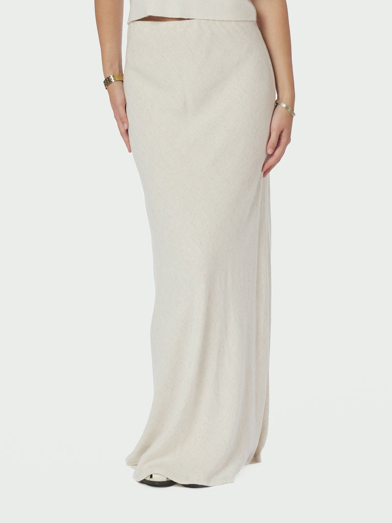 Viso Linen Skirt - Natural