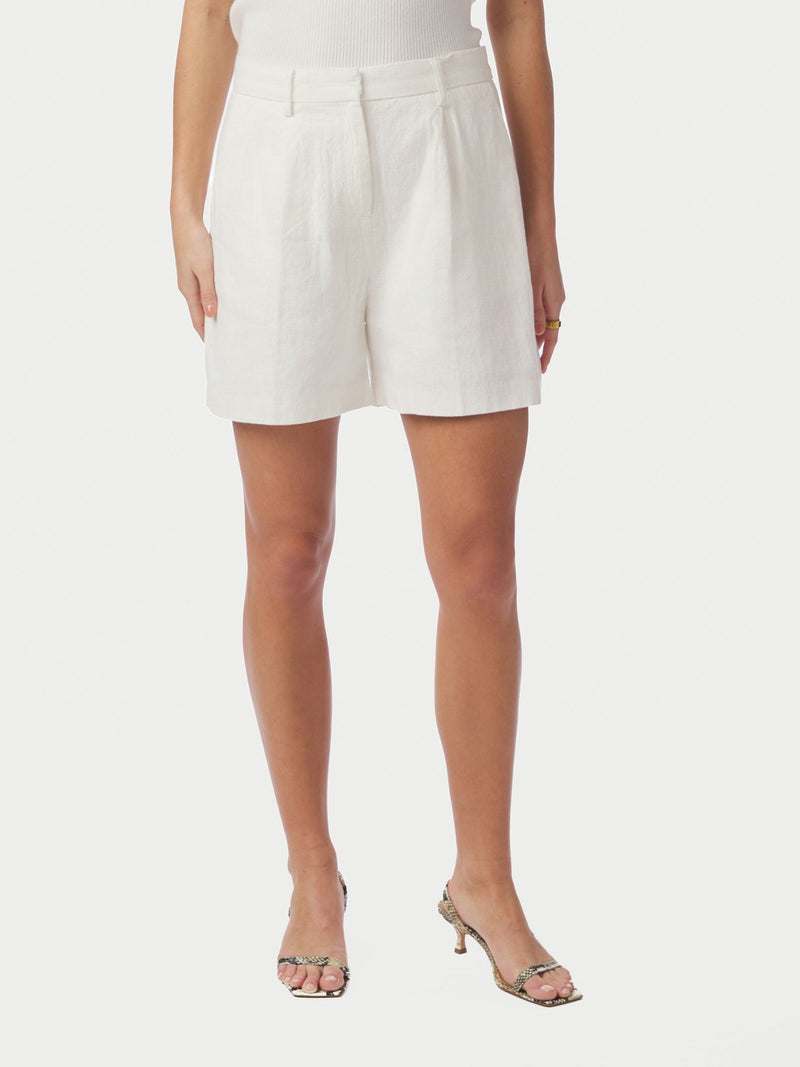 Sega Ramie Shorts - Ecru