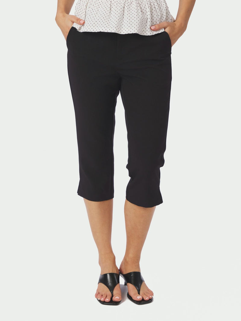 Tasia Suit Capri Pants - Zwart
