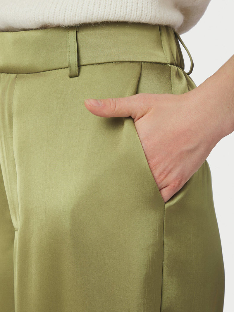 Emmett Sateen Pants - Sage Green