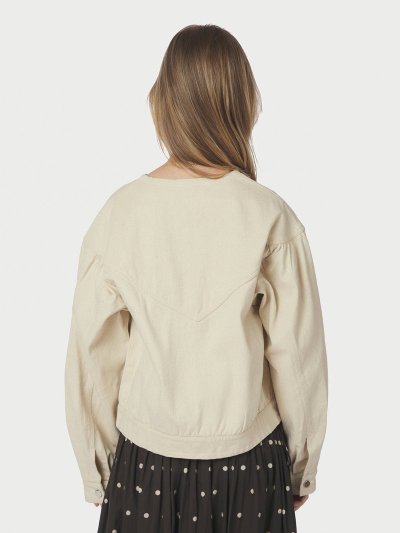 Mavis Denim Jacket - Ecru