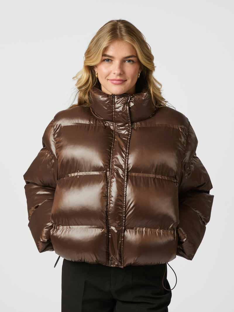 Rhea Shiny PufferJacket
