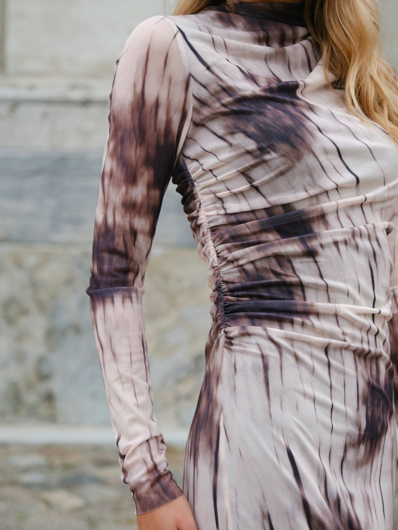 Onessa Faded Mesh Dress