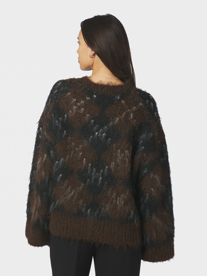 Roeme Knit blouse - Bruin