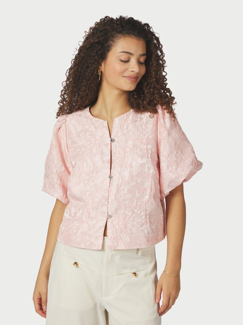 168844 Aisa Soft Brocade - Roze