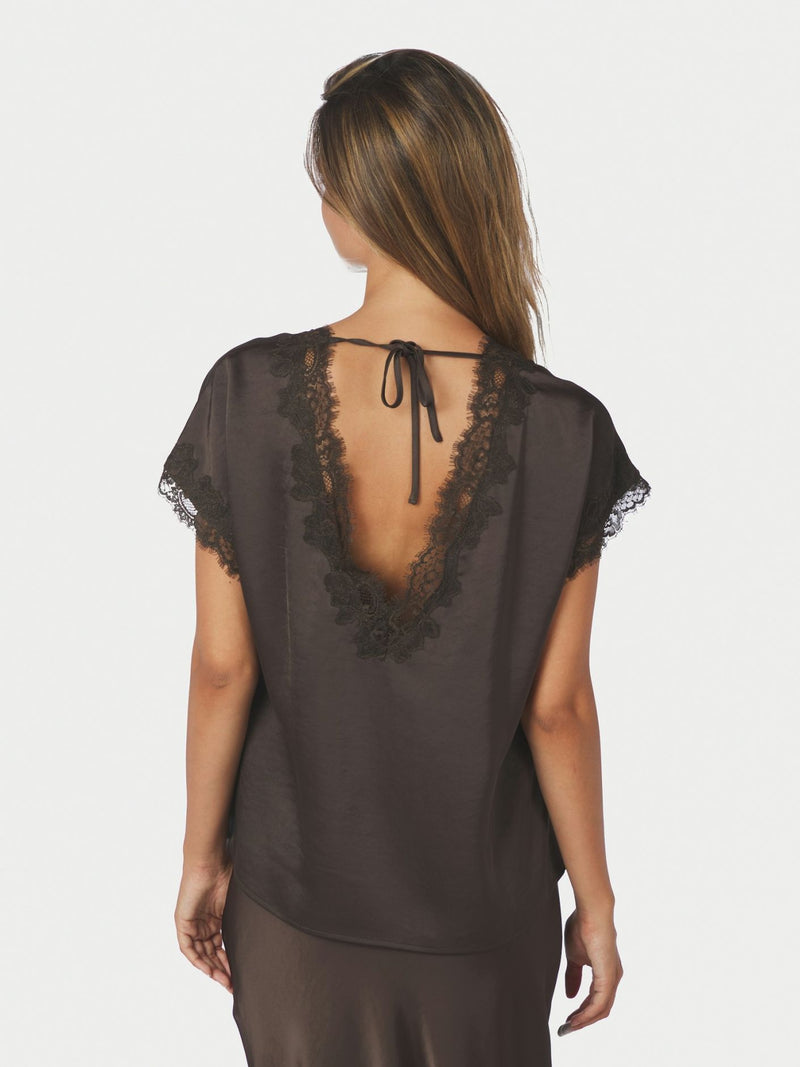 Benera Heavy Sateen Lace Blouse
