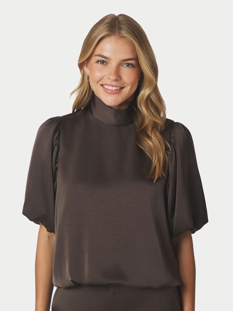 Parisa Heavy Sateen Blouse