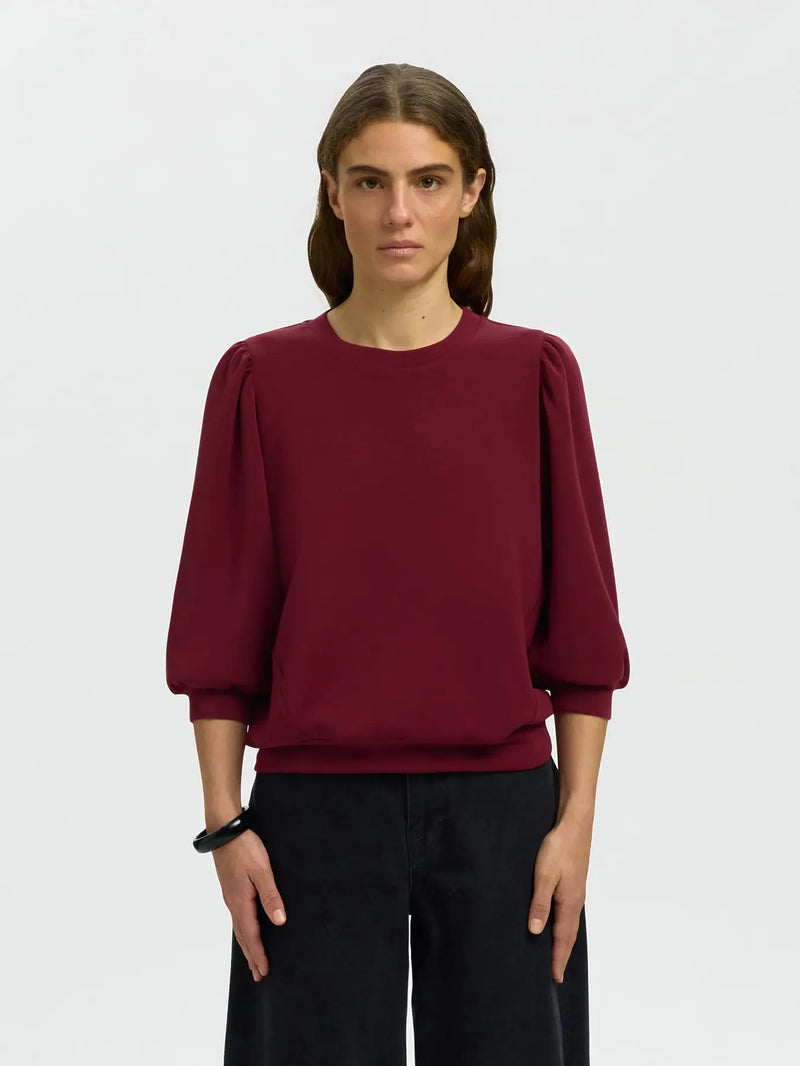 SLWTENNY 3/4 SWEAT TOP