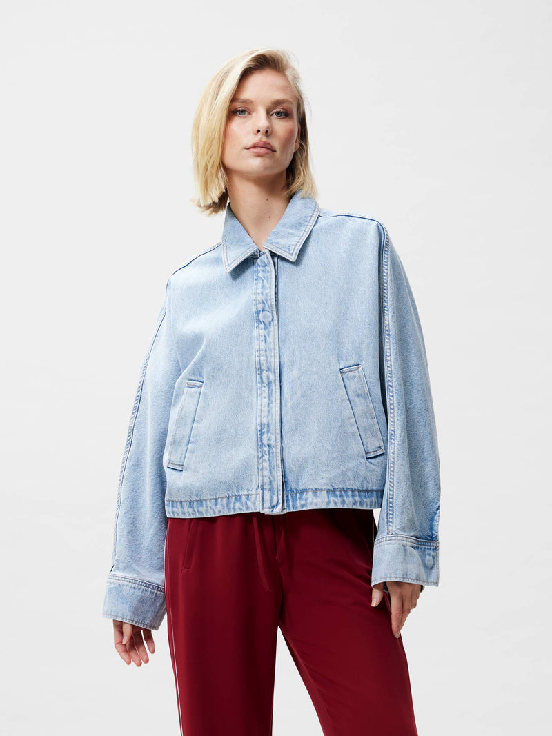 Batsleeve denim jacket