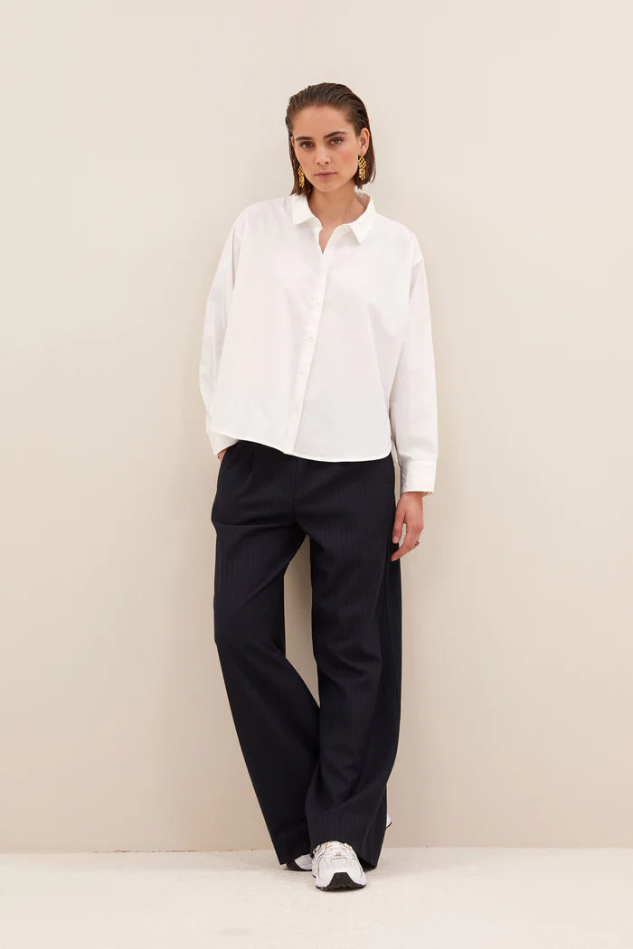 flo poplin blouse