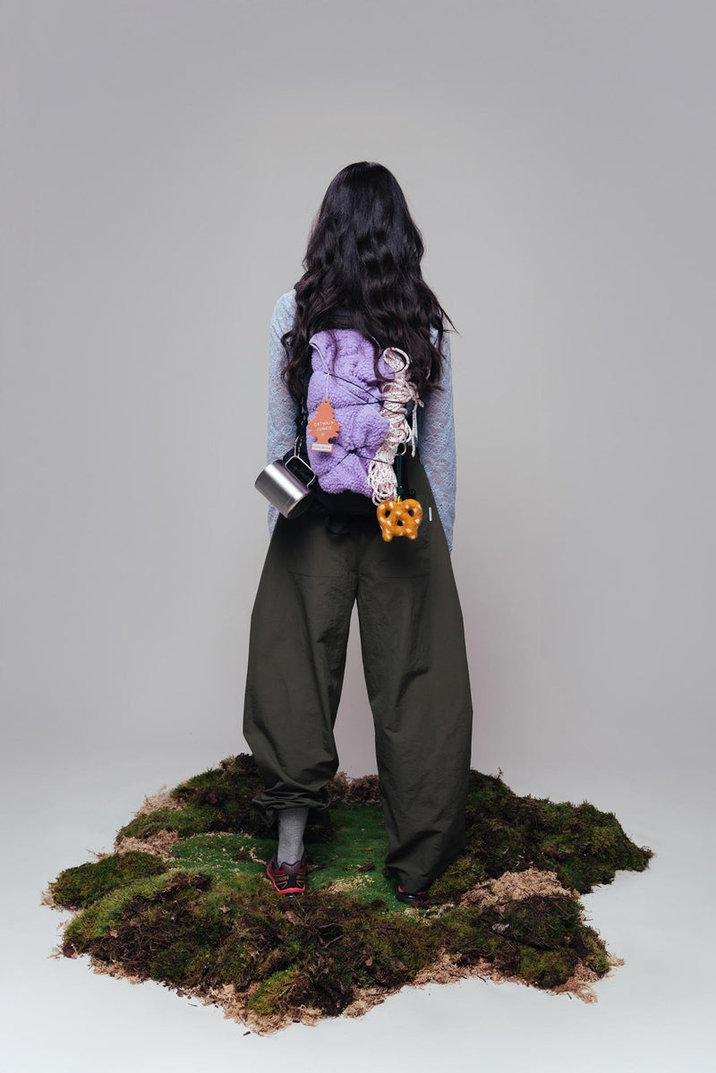 Barrel shaped trousers - Groen
