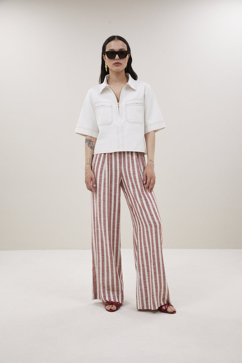 philipe twill top