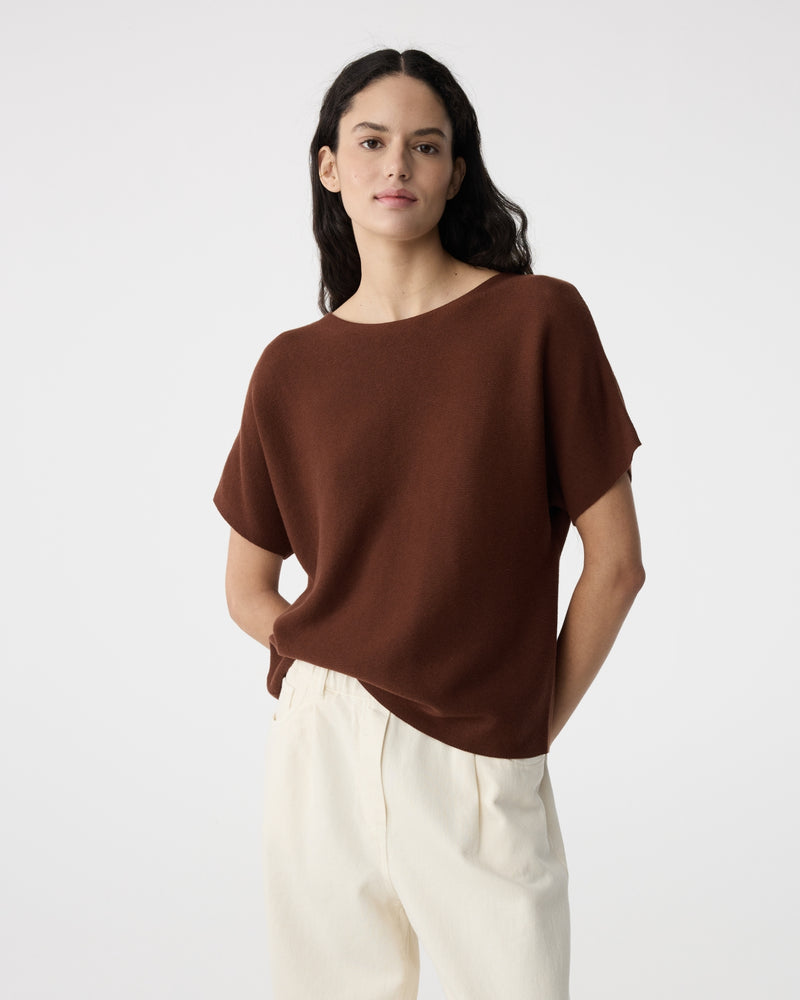 EVA top - Mid Brown