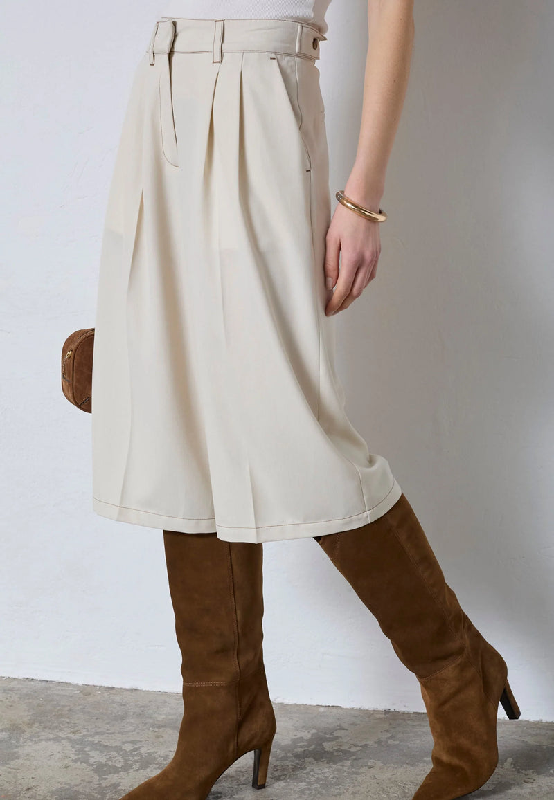 TerryCC Pleat Bermuda
