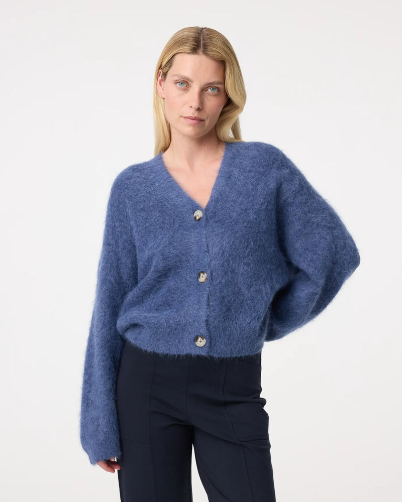 Maris Cardigan - Mid Blue