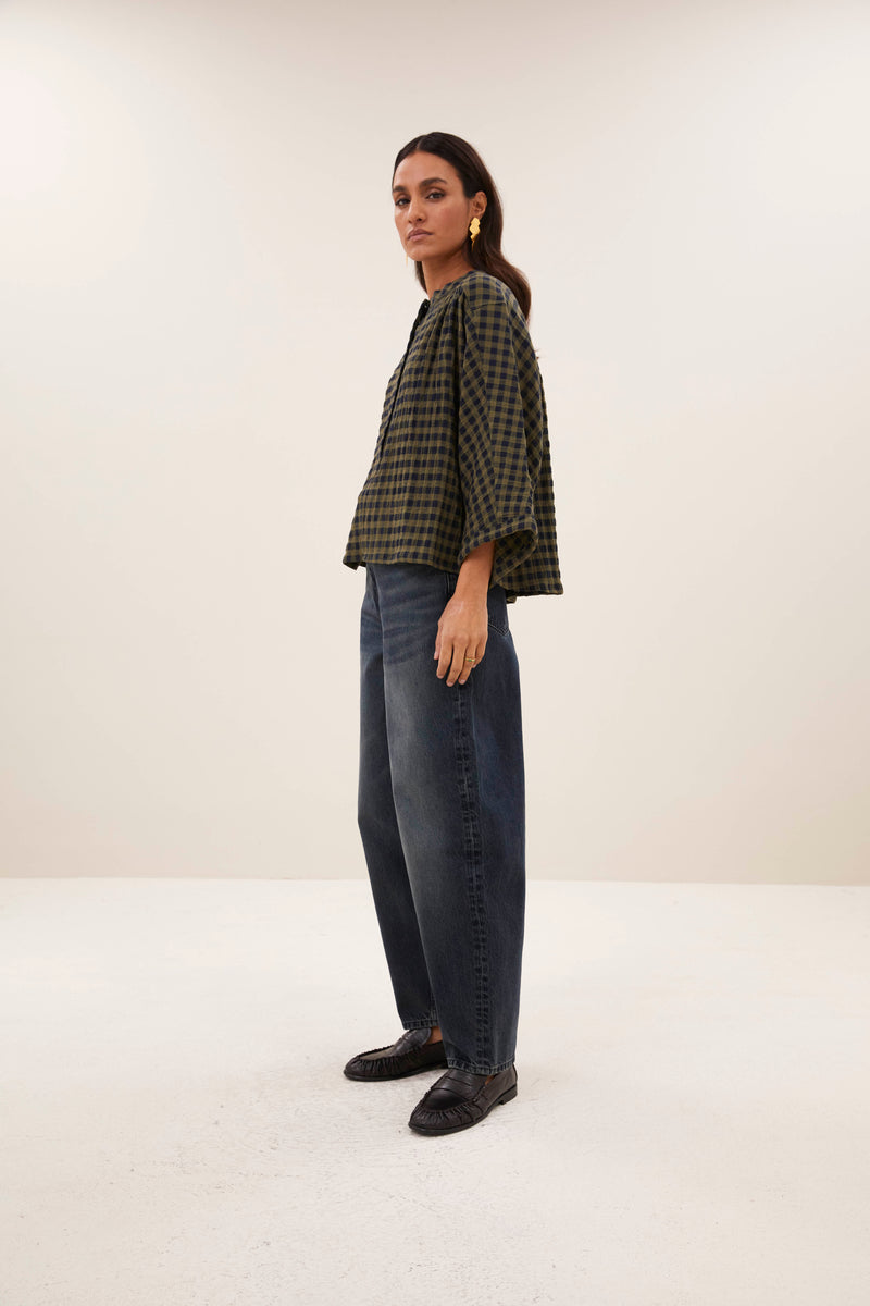 Jess blouse  - wine check