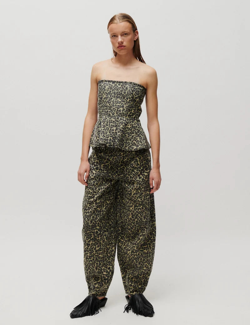 2NDSaphie Print Denim - Top - Leo AOP