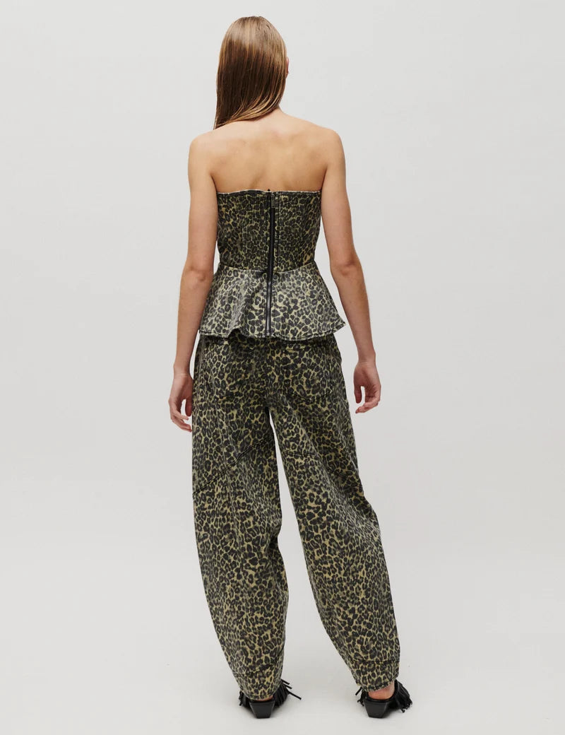 2NDSaphie Print Denim - Top - Leo AOP