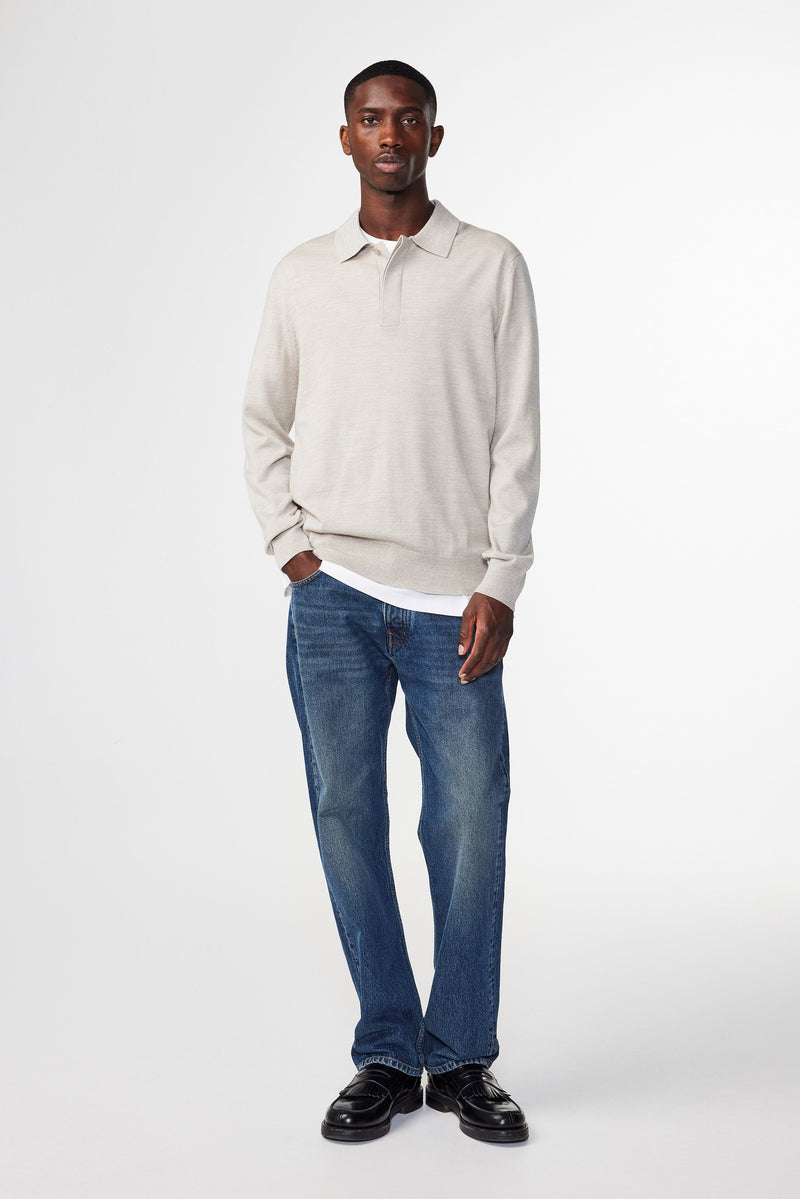 Emerson polo - White pepper