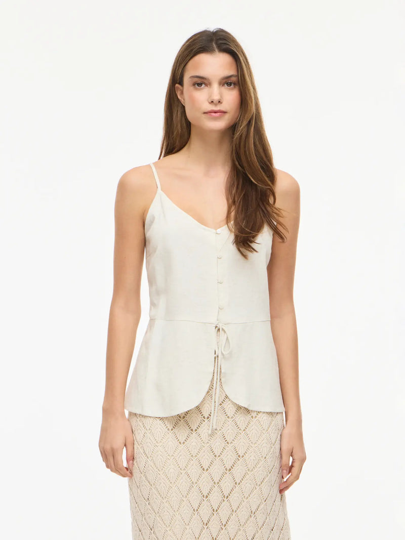 VIKETA SINGLET TOP - Beige