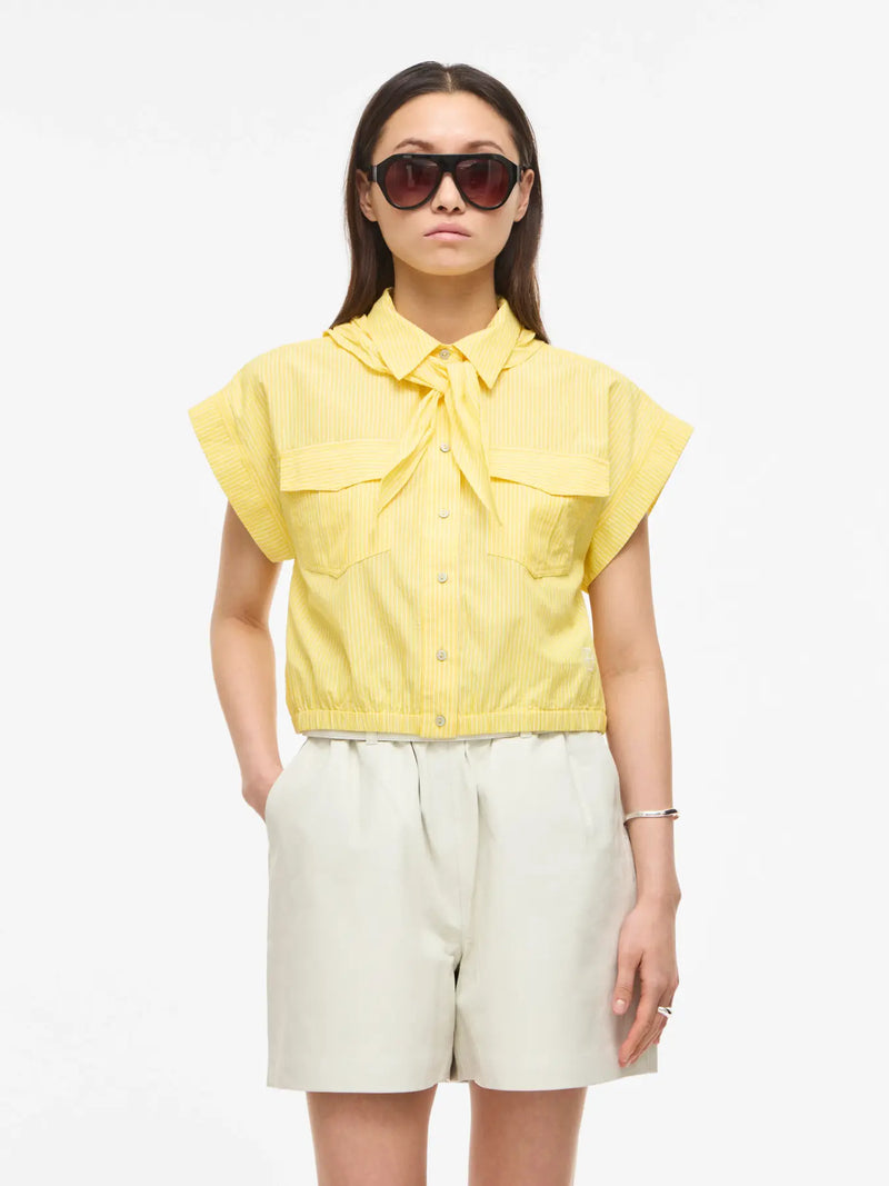 ROULINNE S/L STRIPE SHIRT