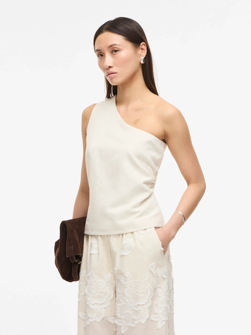 ROUJOELLE ONE SHOULDER TOP