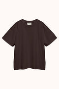 AWDALLAS SS O-NECK OVERSIZE T-SHIRT - CHOCOLATE