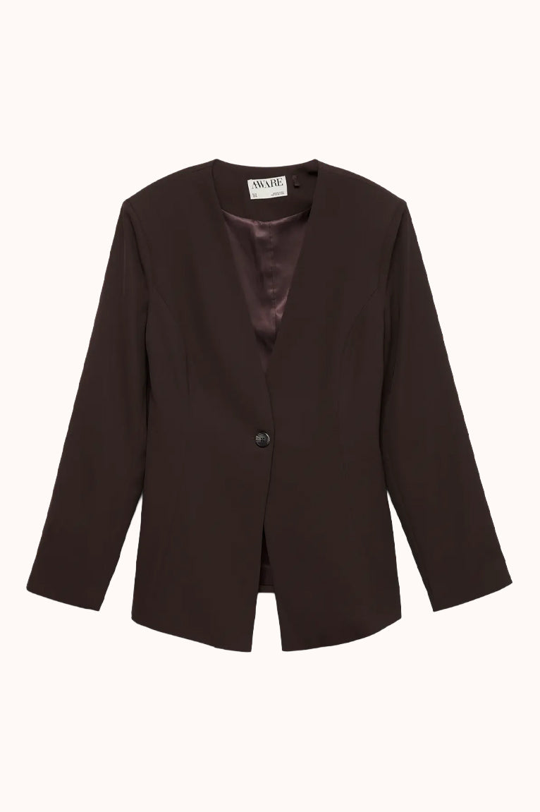 AWDIAN LS V-NECK BLAZER