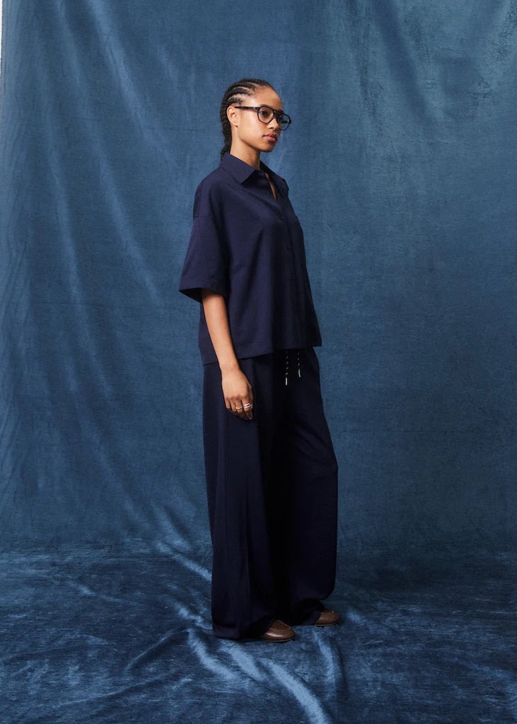 CHEMISE - Donker Blauw