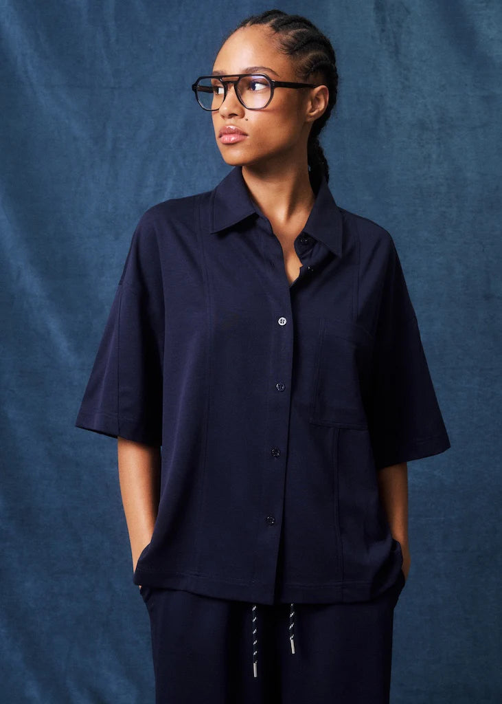 CHEMISE - Donker Blauw