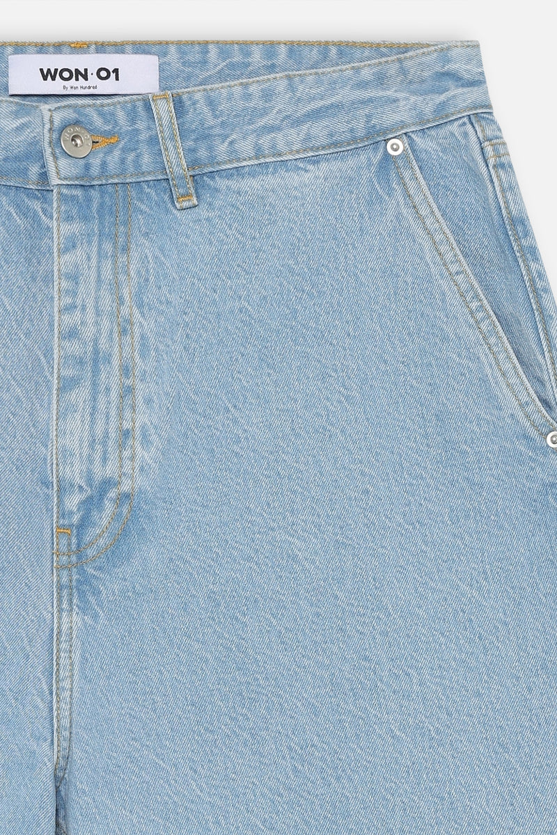 DAN.01 SHORTS - Blauwe Jeans