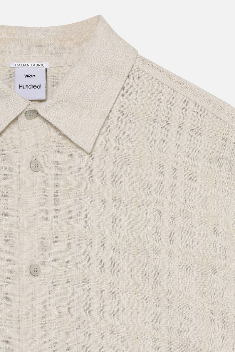 4296-14317 DANIEL SHIRT - Ecru