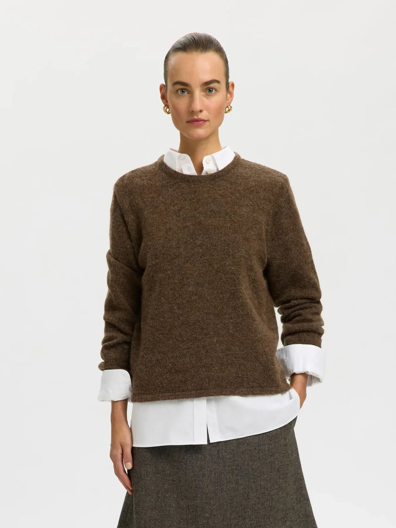 SLWLULU NEW LS KNIT O-NECK