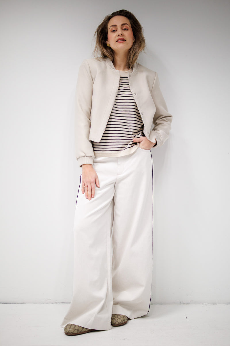 PAXTON wide leg pants Coconut Milk