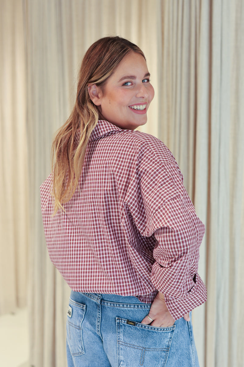 Musa Check Smock Shirt