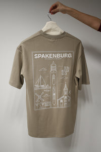 SHIRT Spakenburg print - Beige