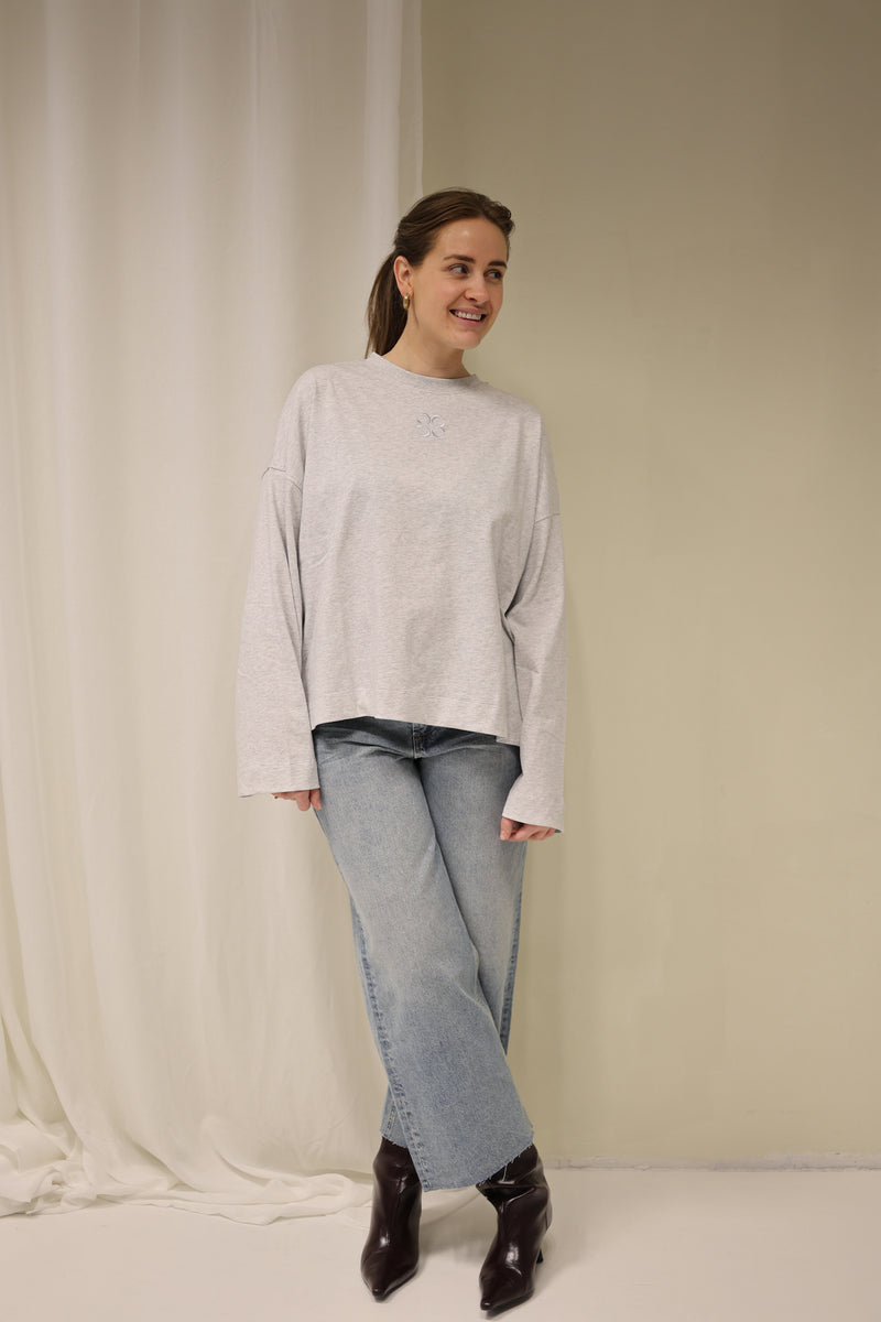 Mimosa tee long sleeves - Grijs
