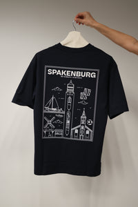 SHIRT Spakenburg print - Donker Blauw