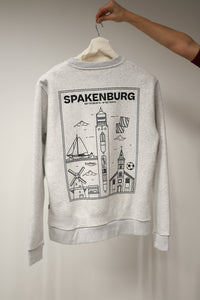 SWEAT Spakenburg print - Grijs