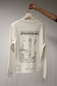 SWEAT Spakenburg print - Wit