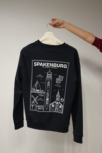 SWEAT Spakenburg print - Donker Blauw